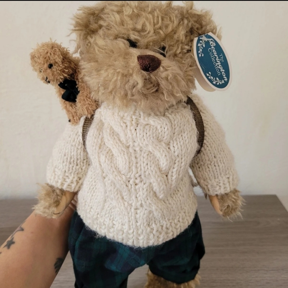 Bearington Kyle teddy bear with baby bear